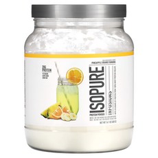 Isopure 프로틴 파우더 파인애플 오렌지 바나나 400g, 2개, 399g