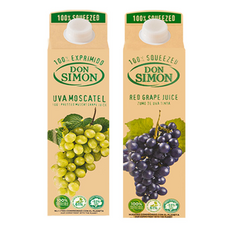 돈시몬 착즙 주스 백포도+적포도 각씩 음료수 스페인산 100% 착즙 주스, 1개, 1L