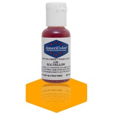 아메리컬러 소프트 젤 페이스트 식용 색소 0.75-온스 에 AmeriColor Egg Yellow .75 Ounce Bottle Soft Gel Paste Food Colo, 1개