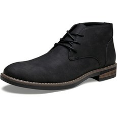 Jouen 저스틴 남성용 추카 부츠 레이스업 데저트 앵클 클래식 코사인 드레스 124453, 9, Men's Chukka Boots-amy656a-Bla