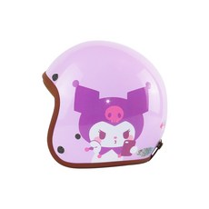 華泰 K-803 KU-2 酷洛米 自拍款 騎士帽 安全帽《遠古騎士》, 淡紫, 淡紫