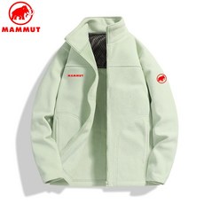 MAMMUT 마무트 매머드 겨울 단색 그래핀 보온 내담 커플 야외 방풍 벨벳 두꺼운 재킷 카디건 외투