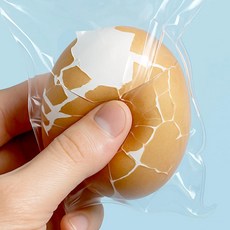 리얼 에그 스트레스볼 1p 말랑이 주물럭, 단색, 1개