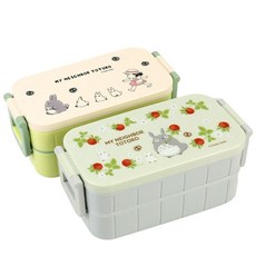 토토로 2단 도시락(젓가락 포함)+노드커머스Shop, 토토로 산딸기