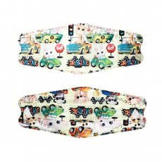 穎舖 台灣現貨免運 兒童口罩 兒童立體口罩 KF94 韓版 幼童口罩 kn94魚口 兒童3D立體口罩 四層熔噴布動物汽車, F94動物汽車0-3歲(10片裝), 1個