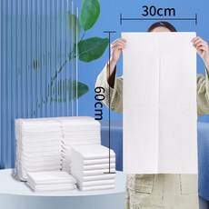 [30cm*60cm] 시우리빙 대량 부드러운 일회용 목욕 타올 수건 대용량 30개입/50개입/100개입, 1세트, 100개입