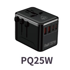 HEY! 萬國轉接頭 PD45W, 1個, PQ25W萬國旅行插頭, PQ25W, N/A