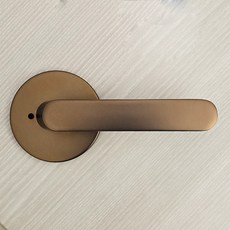 방문 손잡이 레버 목문 침실 욕실 화장실 문고리 국산, 2965브라운(버튼형)