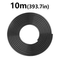 2M/5M10M 자동차 도어 프로텍터 고무 씰 및 가드 스트립 클리어 엣지 트림 스타일링 스크래치 유니버설, 13 black 10m