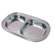 르번 국산 코튼베어 스텐2절 접시, 1COLOR (코튼베어), 2개