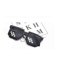 A급 8비트픽셀선글라스 떠그라이프 인싸 선글라스 안경, 넓은픽셀선글라스