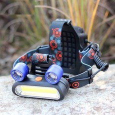 해루질 랜턴 집어등 작업등 충전 헤드 서치 라이트 수중, 1. 조명 세트 배터리포함