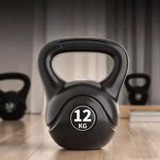 프리미엄 케틀벨 클래식케틀벨 실내 홈트 근력 전신 코어 운동기구 전신운동 8-12KG, 1개, 12kg, 블랙