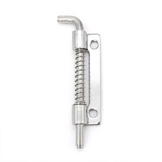 아이베란다 스프링 오도시 스텐 장금 빗장, 1개, L 87mm