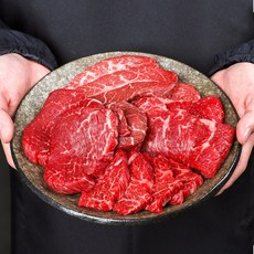 [베셀코] 1등급 국내산 채끝 구이용 소고기 세트, 1세트, 600g