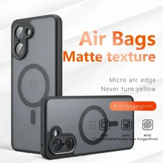 매트 반투명 무선 충전 마그네틱 Magsafe케이스 OnePlus Nord 5 3 4 Lite 커버용, 01 Black, 11 nord 3