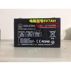 자동차장난감 축전지 범용 부품 6V4.5V24V12V7V10AH, Xin Leina 6v7AH 배터리, 1개
