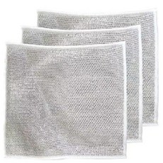 享家品 鋼絲洗碗布, 白色, 1個, 1個裝