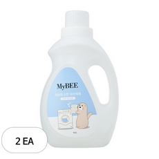 마이비 순한 유아세제 용기형, 1.5L, 2개