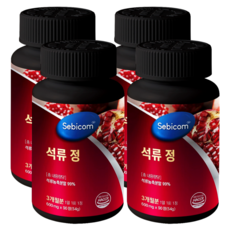 굿모아 식약처인증 식물성에스트로겐 석류농축분말, 4개, 90정