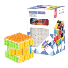 매직 큐브 3x3 4x4 5x5 탄소 섬유 매직 큐브 12 색 큐브 전문 속도 매직 큐브 교육 완구 어린이 선물, 02 L 3x3