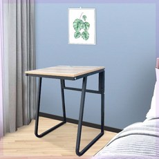 좁은방 데스크 수납 선반형 책상 미니 원룸 조립식 게이밍 자취, B. 화이트 프레임 책상(60x50x150cm)