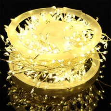 몽키 LED 500구 실버선 USB 지네 전구 12 5m리모컨 크리스마스조명장식