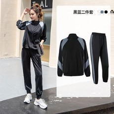 運動套裝女 吸汗速乾 寬鬆大碼 春秋新款