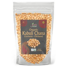 Jiva Organics Raw Chickpeas (전체 가르반조 콩) 0.9kg(2파운드) 백 - 글루텐 프리 GMO 비건124357, 기본 옵션