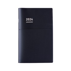 日本 KOKUYO JIBUN 自分手帳 BIZ 2024年 A5 Slim 明進文房具, 黑色, 1個