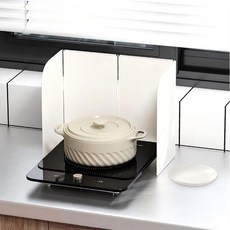 주방용 접이식 기름튐 오염 방지 가스렌지 가림막, 1개