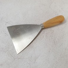 스티커제거 껌제거 나무 손잡이 헤라칼 4인치, 4인, 1개