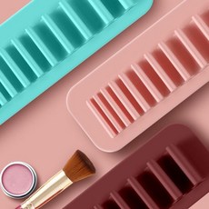 메리크업 브러시 수납 거치대 실리콘 정리 55143EA 1(EA), 핑크, 1개