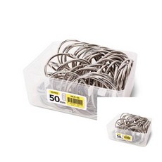 실버카드링 50mm 50개입 1개입 은색링 단어암기장, 본상품