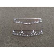 칼림바 한글 가이드 한글칼림바 칼림바자석 아크릴자석, 물결무늬