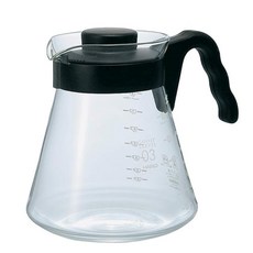 HARIO(하리오) V60 커피 서버 실용 용량 1000ml 블랙 일본제 VCS-03B, 상세페이지 참조, 1개, 1ml
