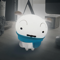 짱구 흰둥이 목도리 LED 무드등, 혼합색상