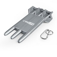 CyeeLife 다트 운반 케이스 투명 플라스틱 12가지 색상 대부분의 다트에 업그레이드 스타일, CHINA, Sliver, 1개