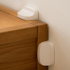 아가드 가구 고정 안전 장치 2입 가구 넘어짐 흔들림 방지 벽고정, 화이트, 2개