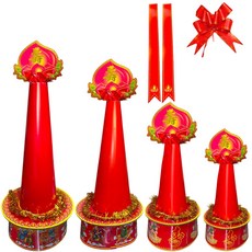 紅色祭祀台座 祖先祭拜供品 祭祖用品 祭祀用品, 1個
