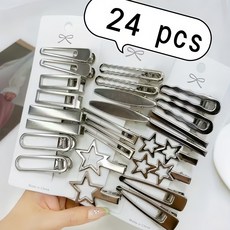 스카이미너리즈 여성 헤어핀 무광 머리 핀 24P 세트
