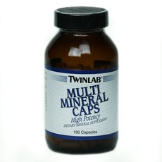 TWINLAB 綜合礦物質膠囊, 180顆, 1盒