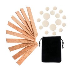 GHSHOP 클라리넷 악기 액세서리 교체 키트 수리 교체용 클라리넷 패드, 중간, 목재, 여러 가지 빛깔의, 1개