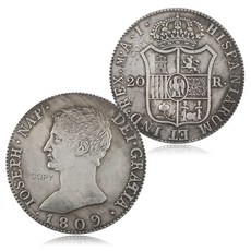 기념 코인 주화 DEI GRATIA 1809 IOSEPH NAP 동전 오래된 스페인 은화 복제 종