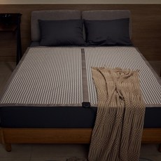 닥터스 2026년형 1mm NEW 초격차 프리미엄 은사매트 IoT 듀얼 AI 원격제어 Class S 탄소사 카본온열매트 DC전기장판 원적외선 블루투스 프리볼트 110V 사용, Class S 라지킹(쉐브론패턴)