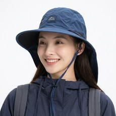 마운트 등산모자 남녀공용 자외선차단 벙거지 버킷햇, 네이비