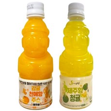제주향 제주감귤 천혜향주스5+청귤에이드5, 10개, 330ml