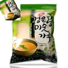 십땨 뚜레반 볶은 검은콩 선식 식사대용 단백질쉐이크 귀리 생식 블랙 미숫가루A+1kg 미수가루 생식용 곡물분말 단백질가루, 뚜레반 검은콩 미숫가루(1kg)