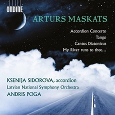 [CD] Ksenija Sidorova 마스카츠: 탱고 아코디언 협주곡 나의 강이 당신에게 달려가 온음계적 노래 (Arturs Maskats: Acco...