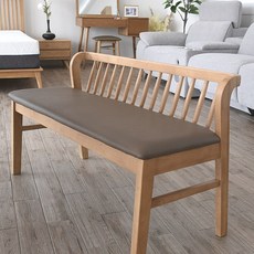 이즈네이처 라벤더프리지 2인용 벤치의자 3인용 벤치의자 원목 벤치의자, 라이트브라운 색상